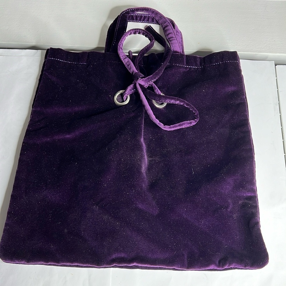 Marc Jacobs Purple Velvet Tote Bag - New - Picture 2 of 7